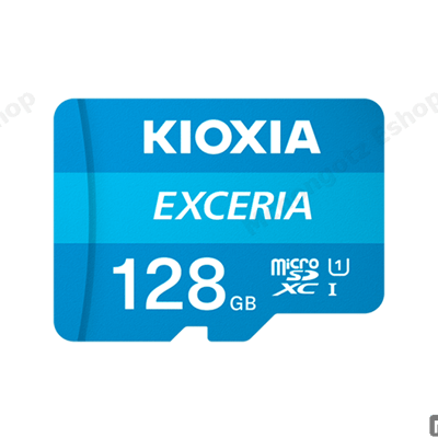 KIOXIA 128GB EXCERIA microSDXC Memory Card with Adapter