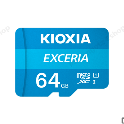 KIOXIA 64GB EXCERIA microSDXC Memory Card with Adapter