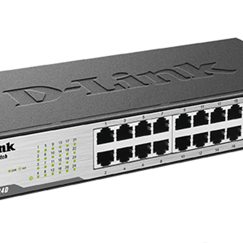 D-Link 24-Port Fast Ethernet Desktop Switch (DES-1024D)