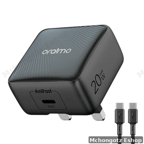 Oraimo PowerCube 20 Chic 20W GaN Fast Charger (OCW-5201U, Type-C)