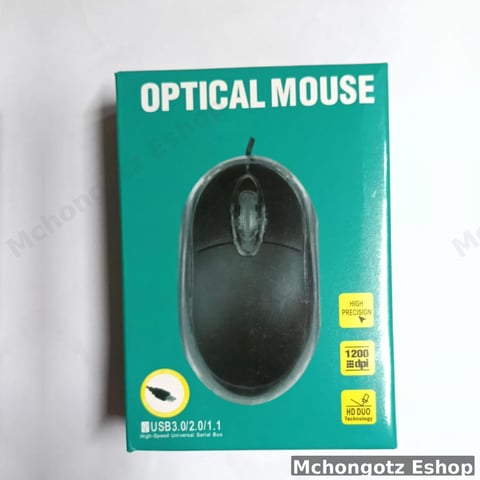 USB Optical Wired Mouse with Auto Click Function