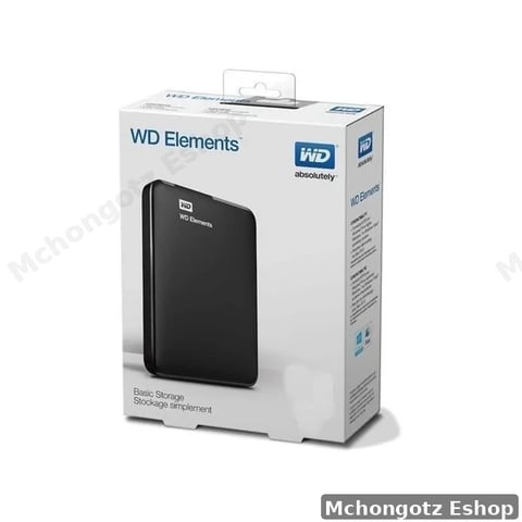 1TB WD Western Digital External Hard Drive USB 3.0