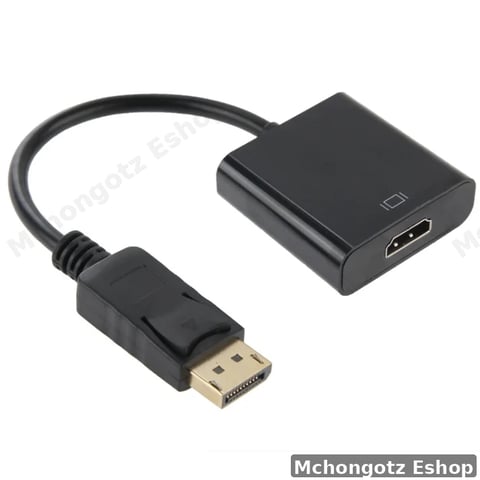 DisplayPort (DP) Male to HDMI Female Adapter (1080P/4K Support)