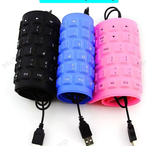 FLEXIBLE WIRED KEYBOARD | Foldable Silicone USB Wired Keyboard (85-Key)