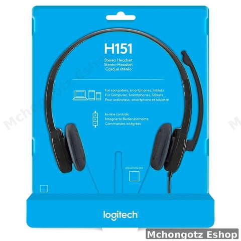 Logitech H151 Wired Stereo Headset (3.5mm Jack)