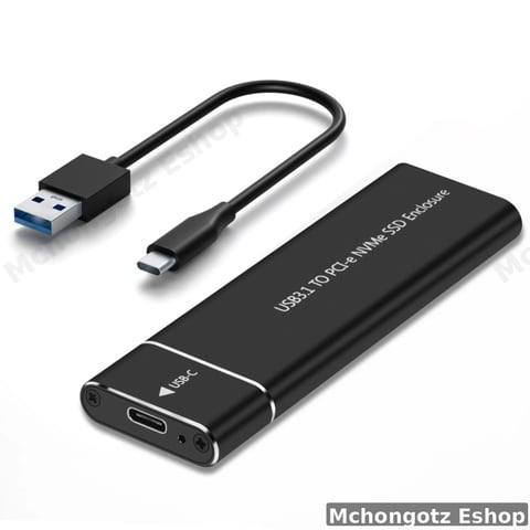 M.2 NVMe/SATA SSD Enclosure Type-C Portable Case SHL-R320