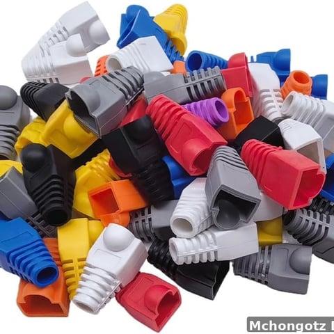 RJ45 Ethernet Cable Snagless Boot Cap Connector Cover (Cat6/Cat5e)