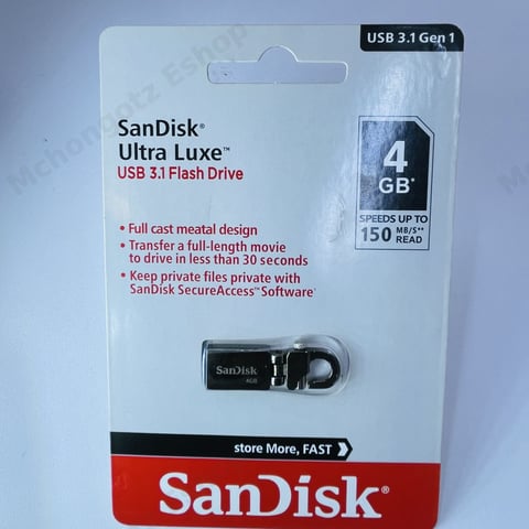 4GB SanDisk Ultra Luxe USB 3.1 Flash Drive