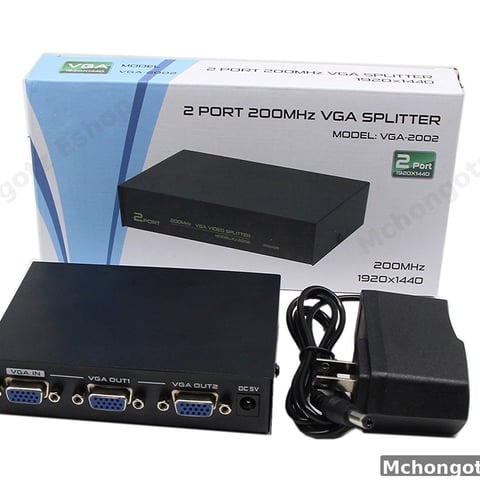 2-Port VGA Video Splitter