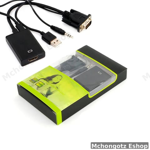 VGA to HDMI Converter Adapter (1080P)
