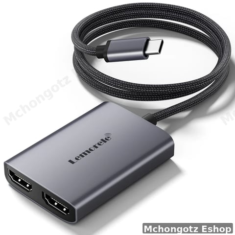 Lemorele USB-C to Dual HDMI Adapter