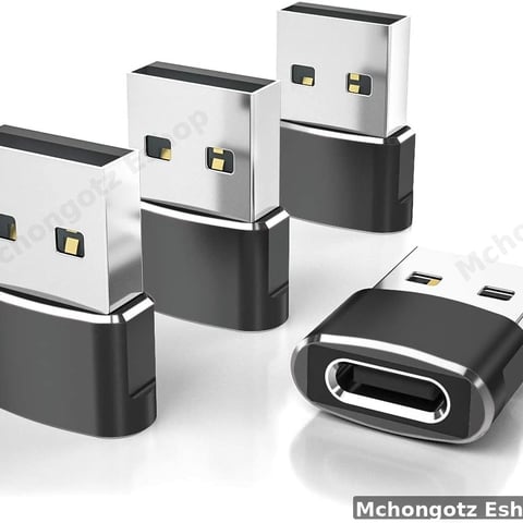 USB to Type C Adapter Converter (USB Male to Type-C Female) OTG