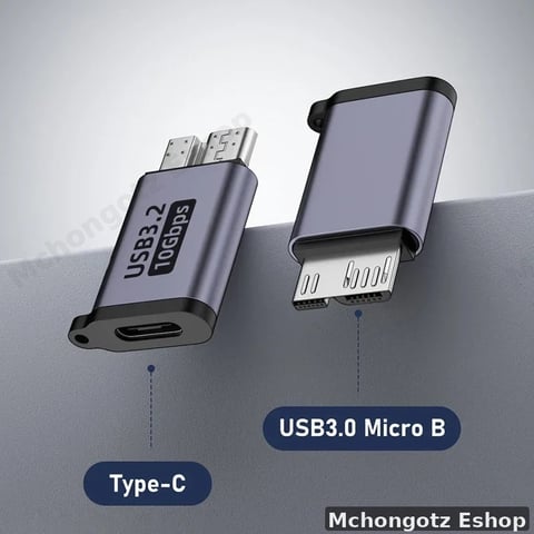 micro b to usb c | type c female adapter usb 3.0 for external hdd ssd  OTG