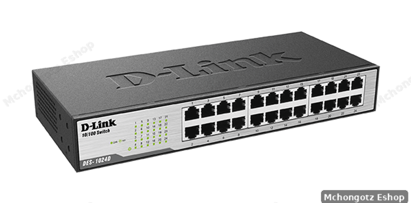 D-Link 24-Port Fast Ethernet Desktop Switch (DES-1024D)