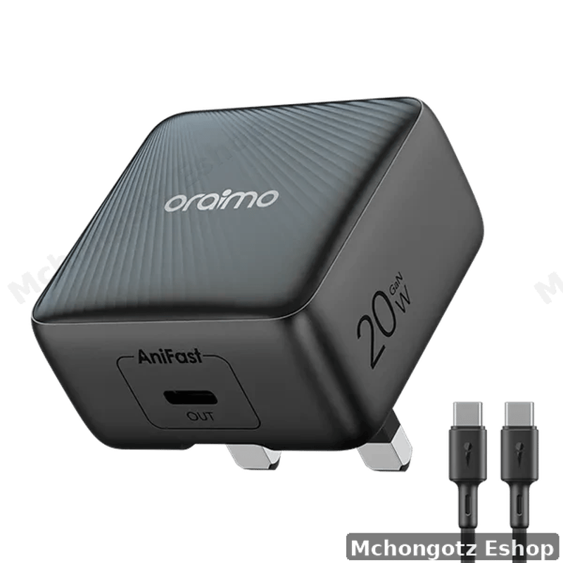 Oraimo PowerCube 20 Chic 20W GaN Fast Charger (OCW-5201U, Type-C)