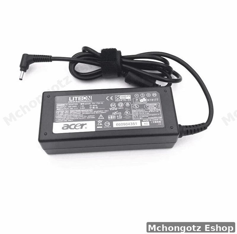 Acer 45W / 65W Small Pin Laptop Power Adapter (3.0×1.1mm)
