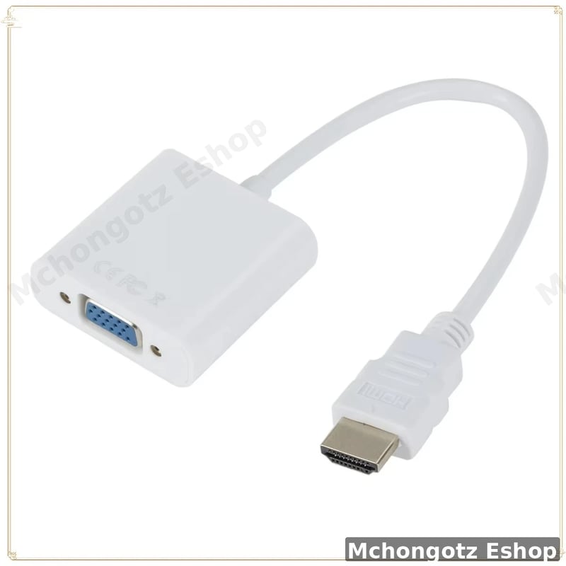HDMI to VGA Adapter Cable (1080P Video Converter)