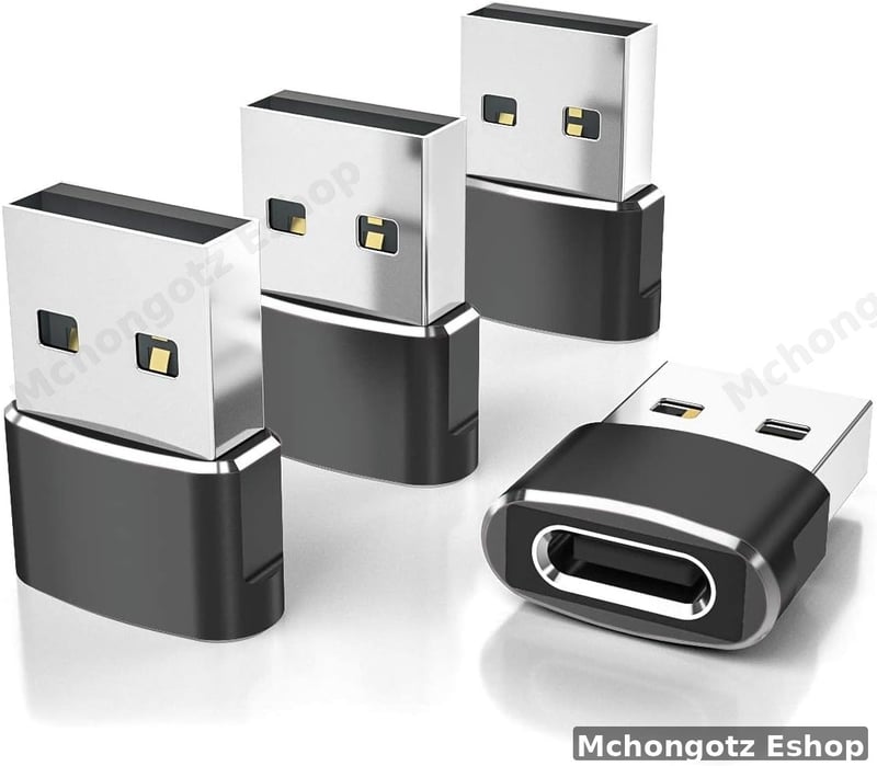 USB to Type C Adapter Converter (USB Male to Type-C Female) OTG