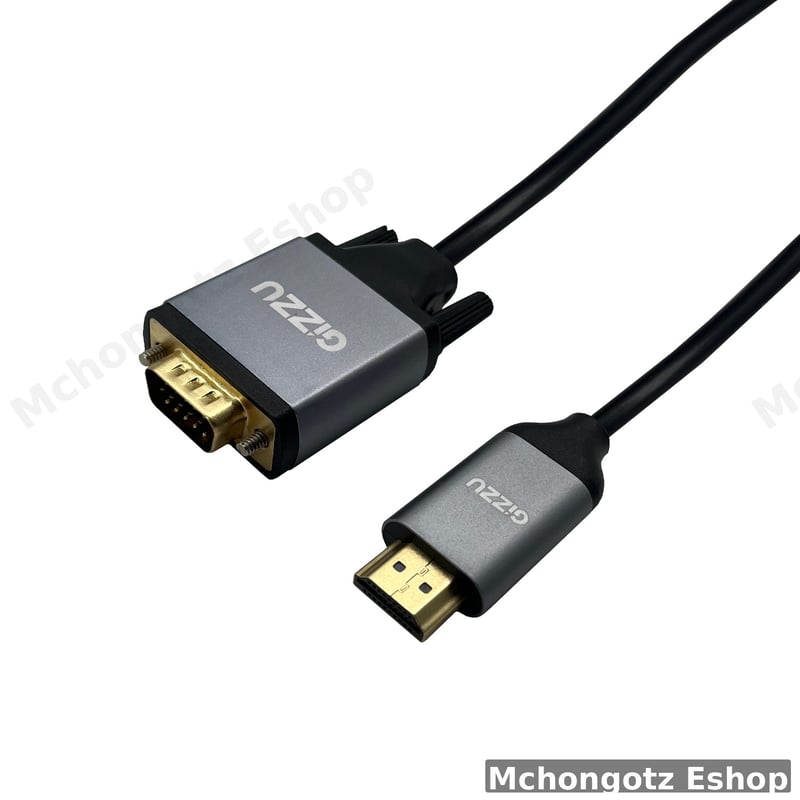 HDMI to VGA Cable 1.8M High Quality | Active 1080P Male-to-Male Display Converter Price in Tanzania