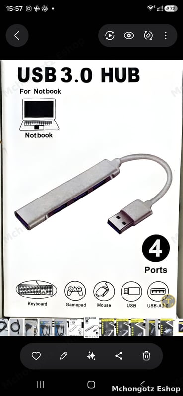 USB 3.0 4-Port Hub | 1 USB 3.0 + 3 USB 2.0 Multi-Port Adapter Price in Tanzania