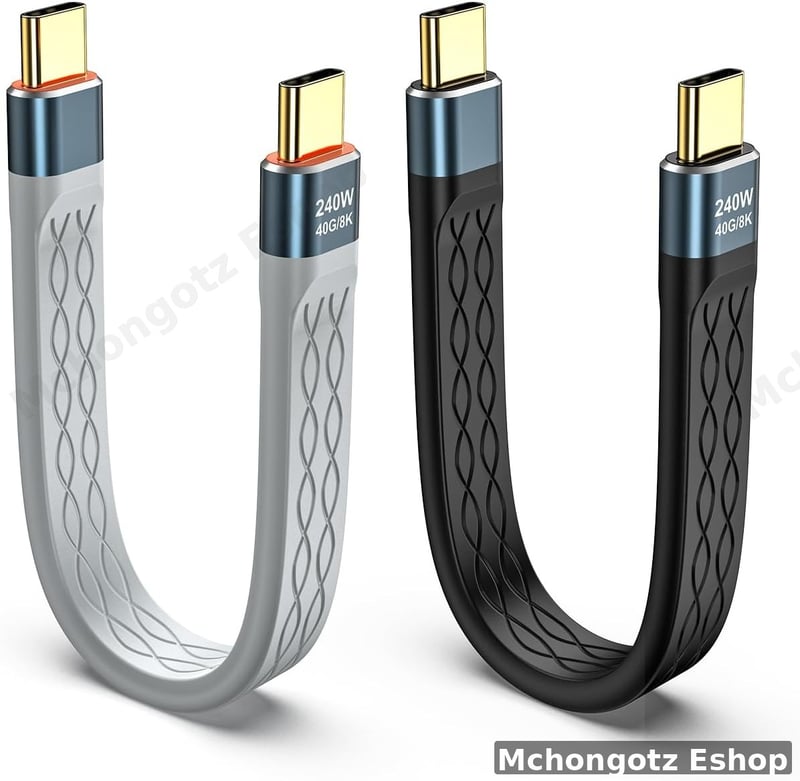 USB4 Type C to Type C Cable 0.14M | 240W PD | 40Gbps | 8K 60Hz Price in Tanzania