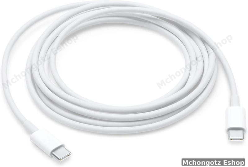 Apple usb c | type c to type c cable 2M smooth white fast charging Macbook Cables 2 meter