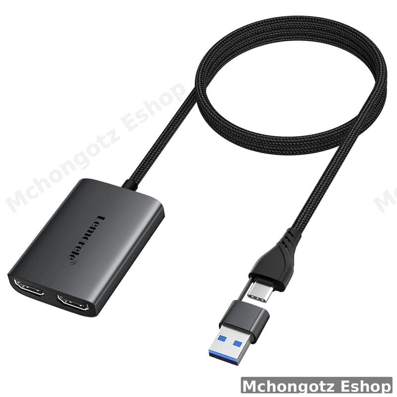 Lemorele HD10 usb c | usb a mst docking station 2x hdmi triple display