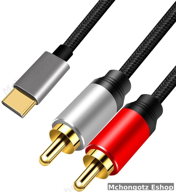 usb c | type c to 2 rca cable 1.5M audio video adapter  OTG