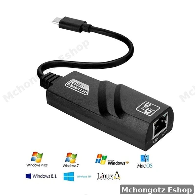 usb c | type c to ethernet | rj45 adapter 10/100/1000mbps usb 3.0 wired network card