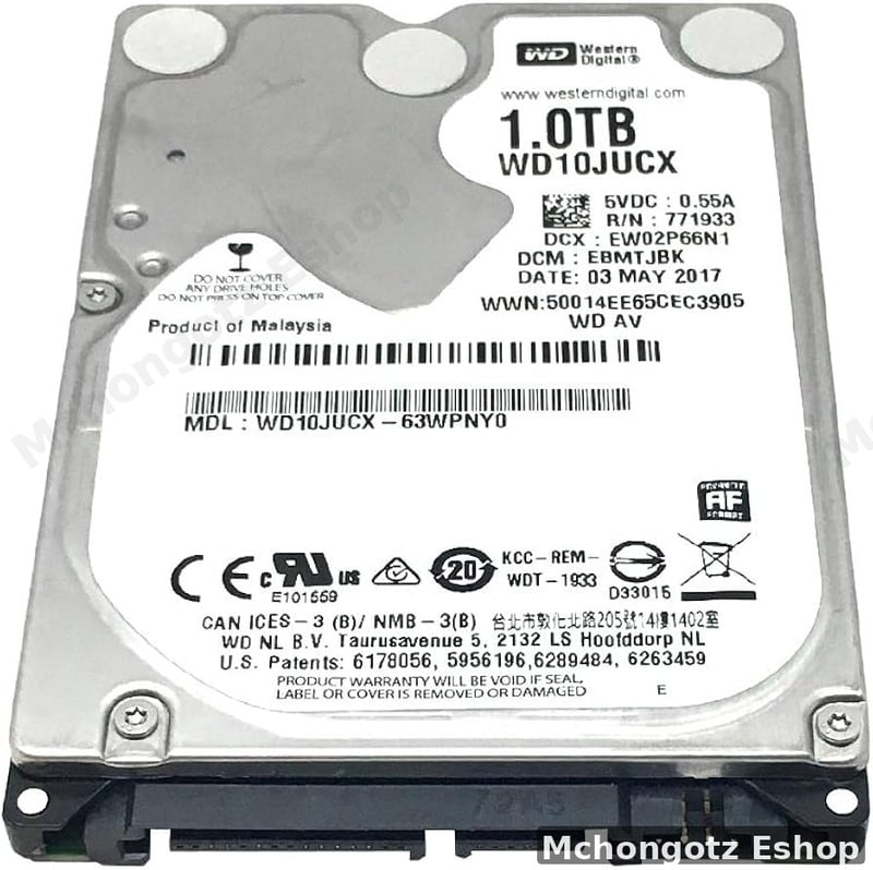 1TB WD Internal Hard Disk Drive