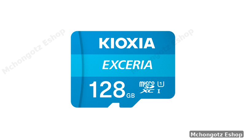 KIOXIA 128GB EXCERIA microSDXC Memory Card with Adapter