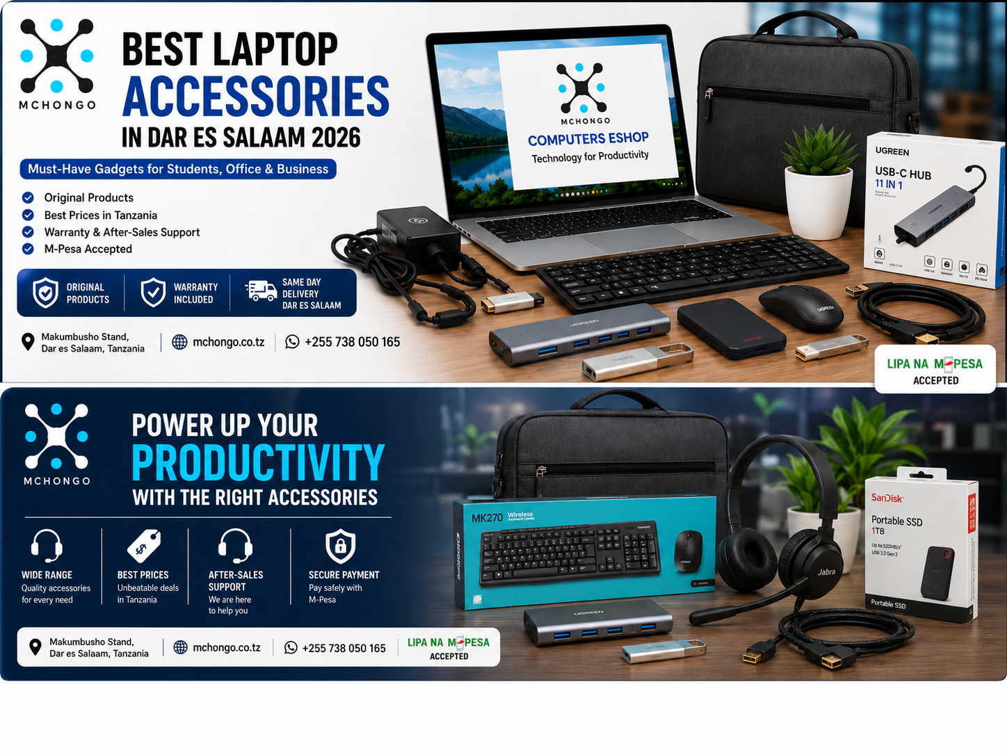 Accessories Bora za Laptop Dar es Salaam 2026: Vifaa Muhimu kwa Wanafunzi, Ofisi na Biashara