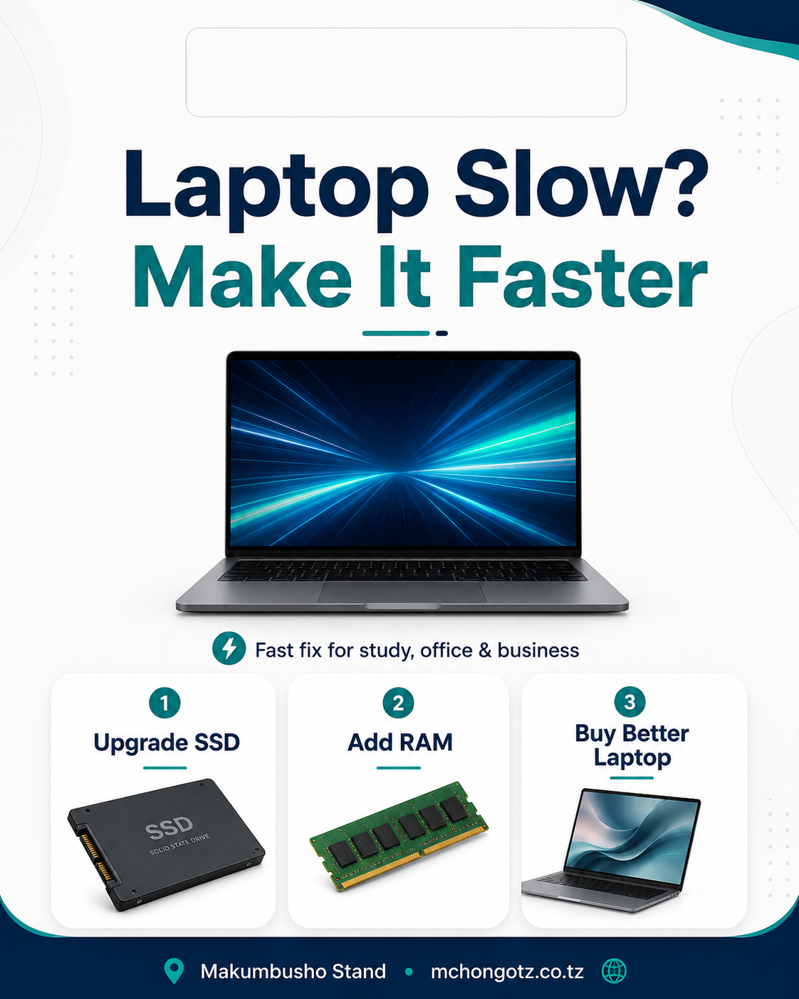 How to Make Your Laptop Faster in Tanzania 2026: SSD, RAM or New Laptop?
