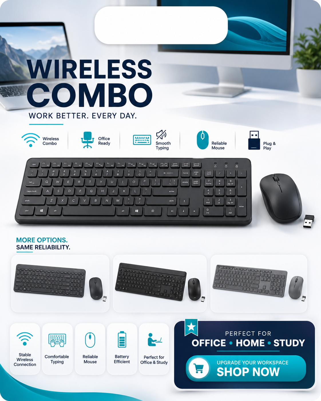 Wireless Keyboard and Mouse Combo Price in Tanzania 2026: Best Choice for Office, Home and Study