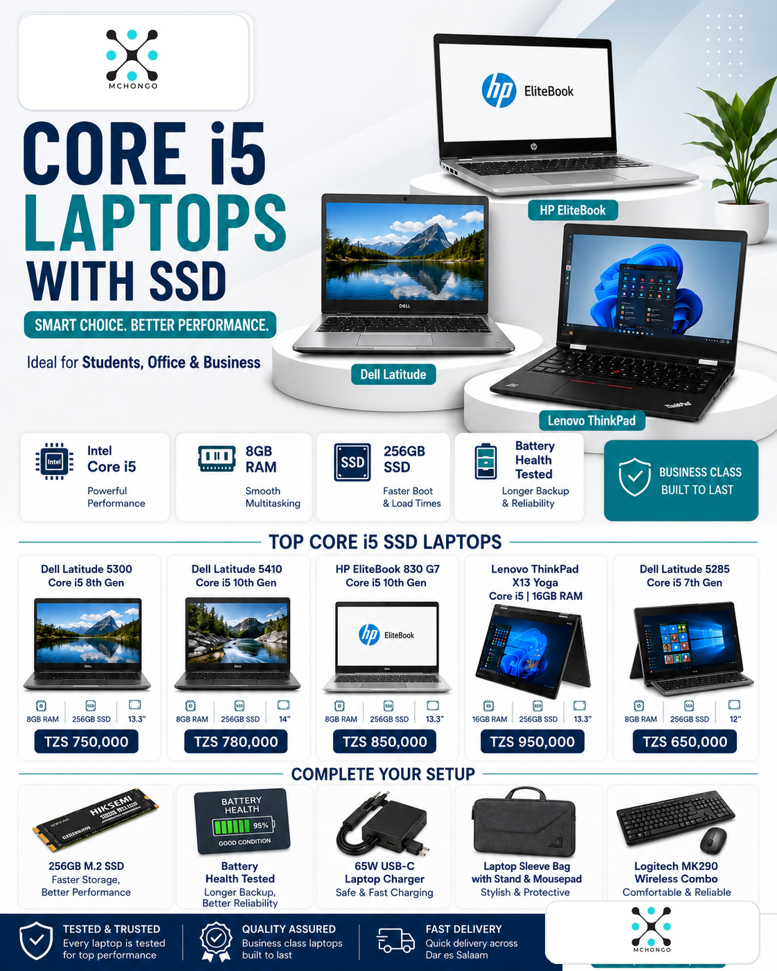 Core i5 Laptop with SSD Price in Tanzania 2026: Best Choice for Students, Office and Business