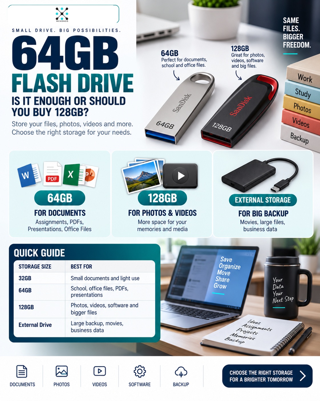 64GB Flash Drive in Tanzania: Is It Enough or Should You Buy 128GB?