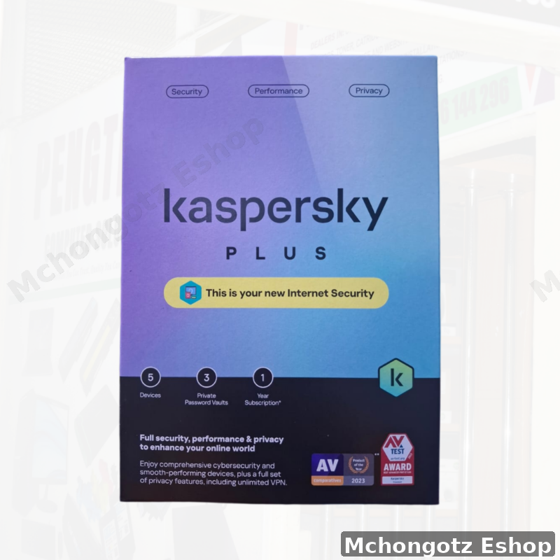5 Users Kaspersky Plus Internet Security 2024 (1 Year License)