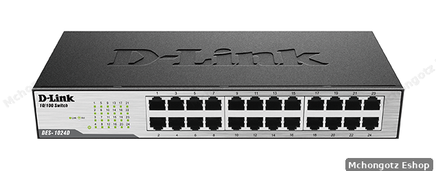 D-Link 24-Port Fast Ethernet Desktop Switch (DES-1024D)