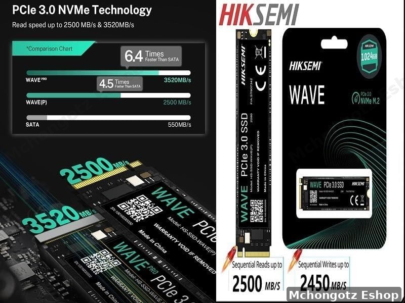 HIKSEMI 256GB M.2 SSD Internal Hard Drive | High-Speed Storage Upgrade | Price in Tanzania