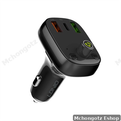 LDNIO C704Q 30W Car Charger FM Transmitter (Bluetooth 5.0, 3 USB, PD QC4+)
