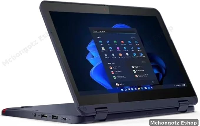 Lenovo 300e x360 Refurbished Laptop (Celeron N3450, 4GB RAM, 64GB Storage)