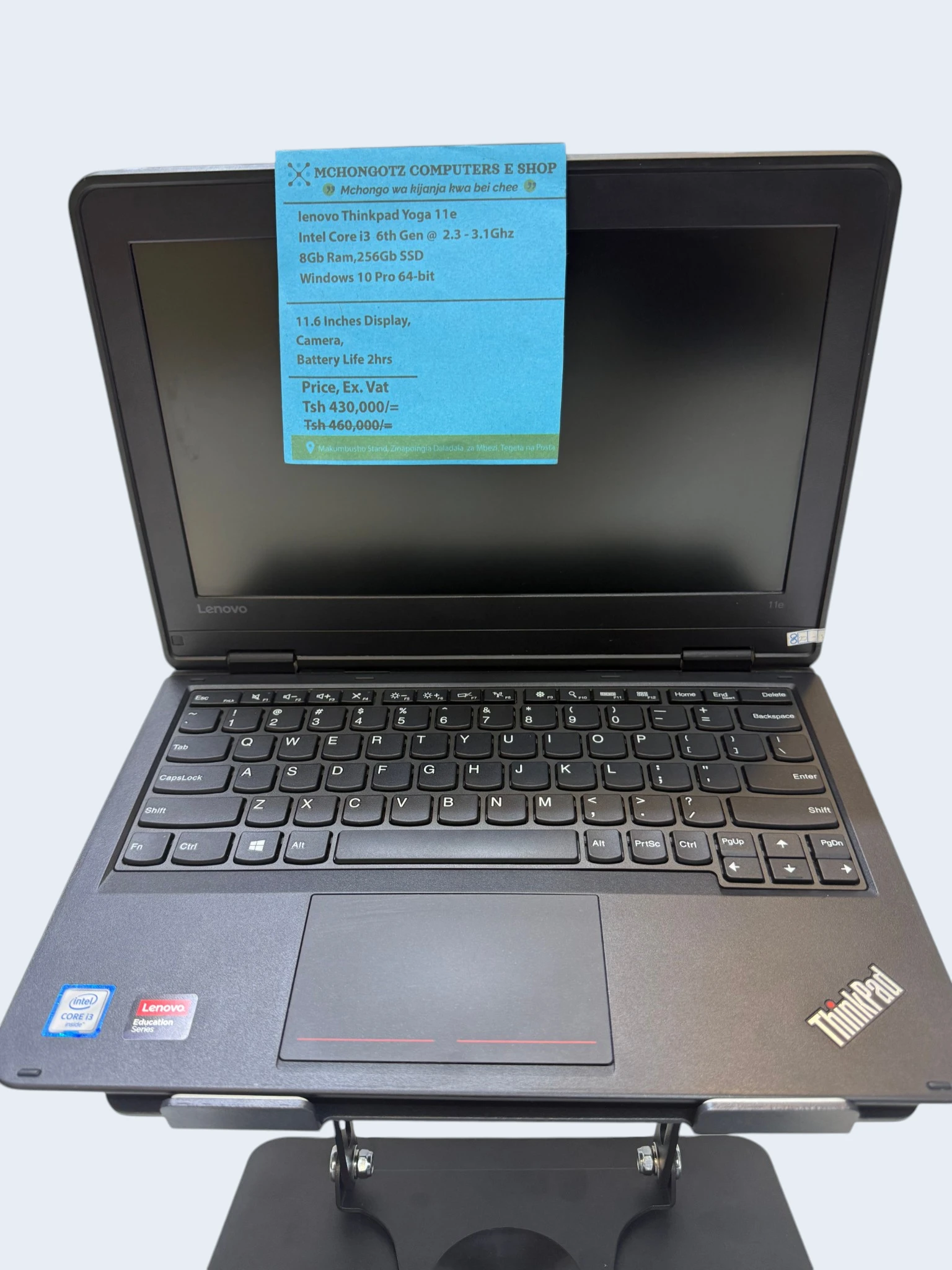 Lenovo ThinkPad 11e Intel Celeron | 8GB RAM | 128GB SSD | 11.6" Laptop Price in Tanzania