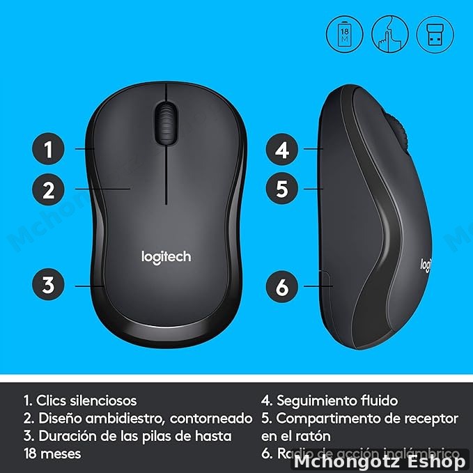 Logitech M220 Silent Wireless Mouse
