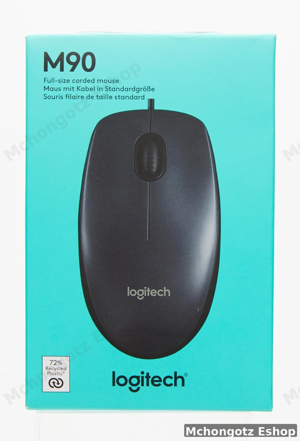 Logitech M90 Wired USB Mouse (Black)