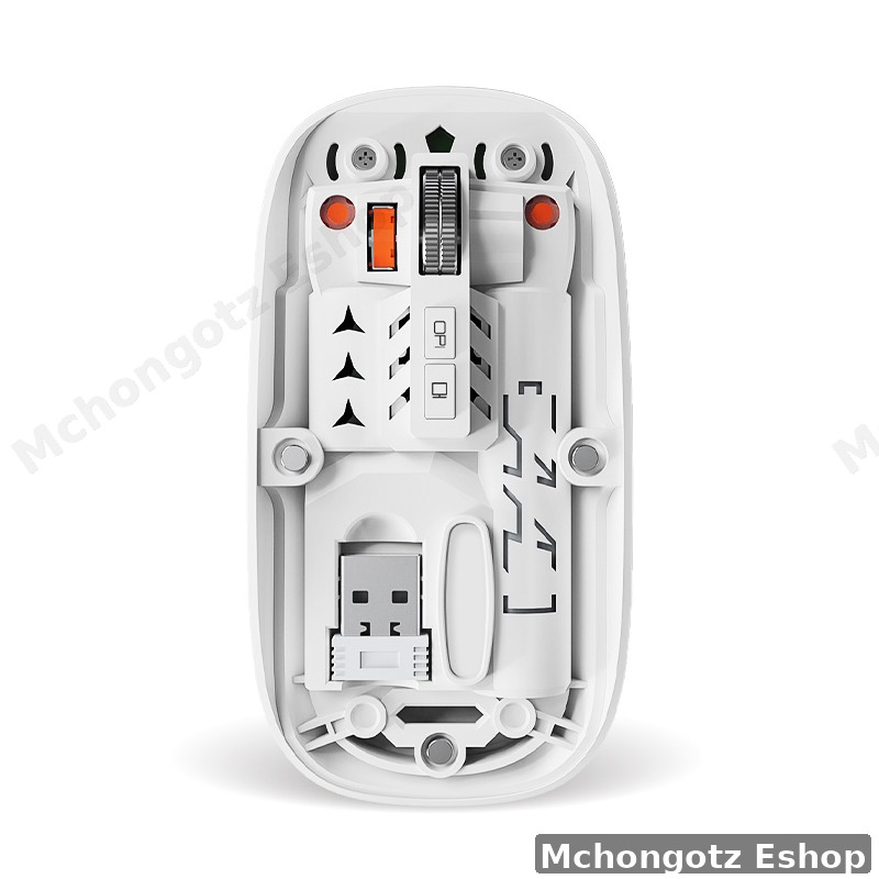 MS-038B Transparent Wireless Rechargeable Mouse