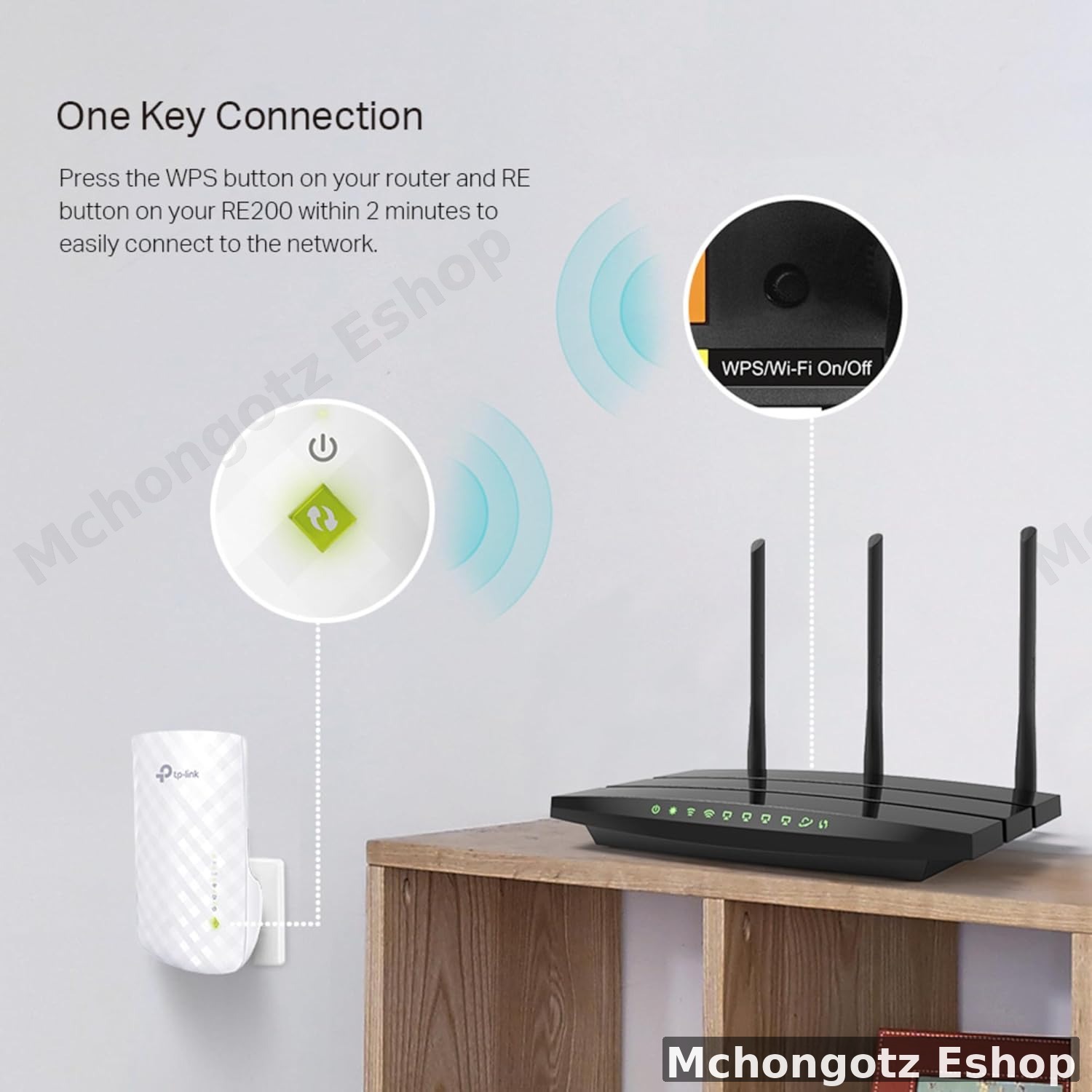 TP-Link RE200 AC750 Mesh WiFi Range Extender (Dual Band, 750Mbps)