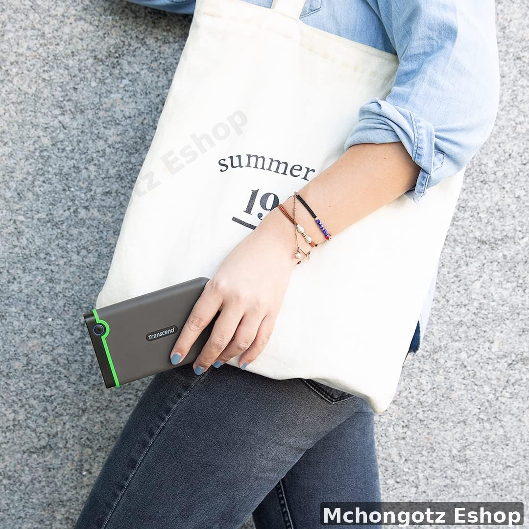 Transcend 1TB StoreJet 25M3S Rugged External Hard Drive (USB 3.1)