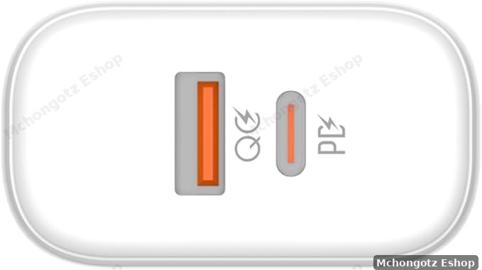 TYPE C LDNIO 45W Fast Wall Charger A2526C (PD + QC4+, Dual Port, With Cable)