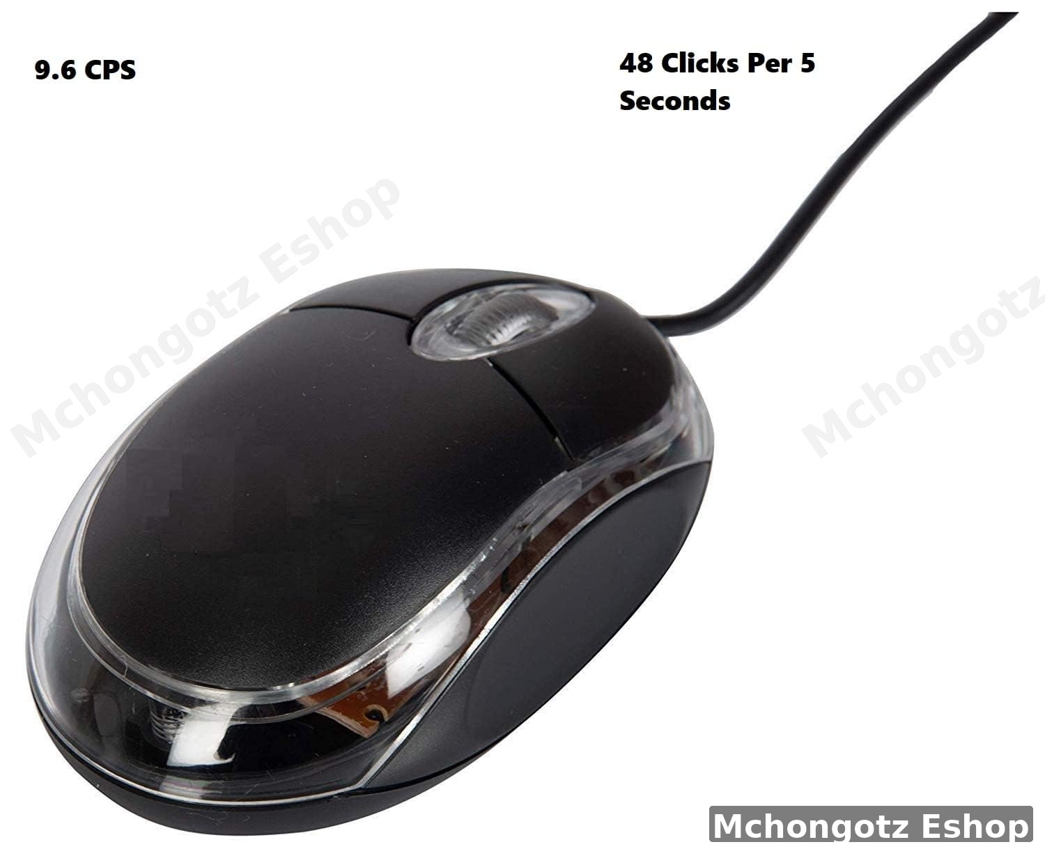USB Optical Wired Mouse with Auto Click Function