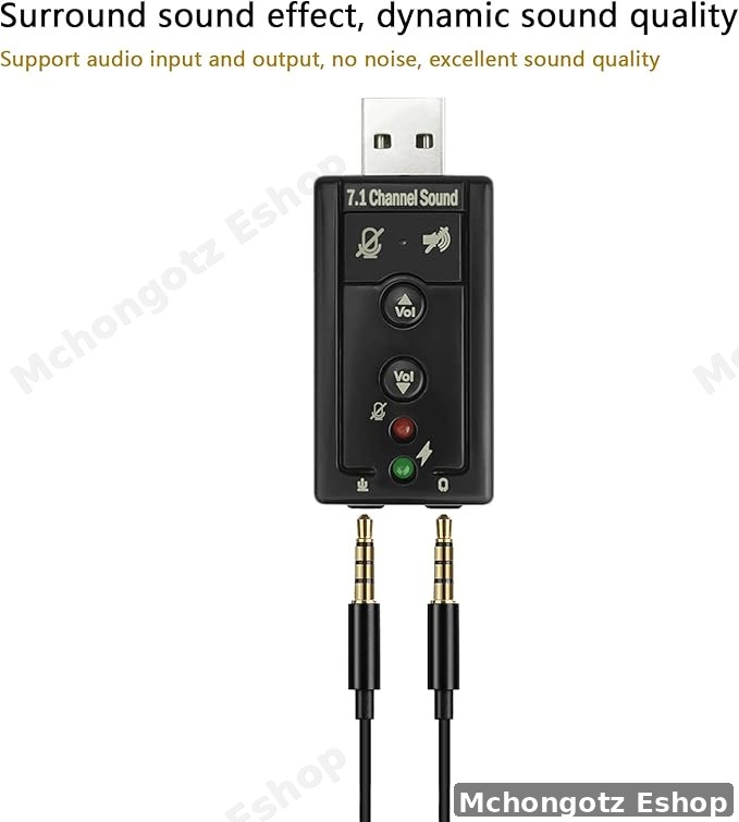 USB Virtual 7.1 Channel Sound Adapter - image 2